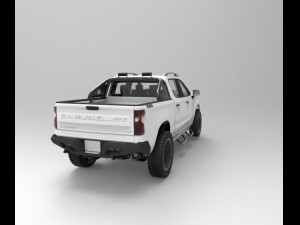 chevy z71 2018 offroad Modelo 3D