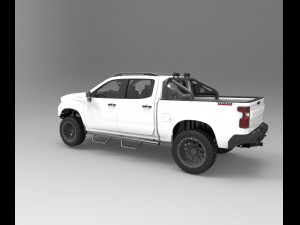 chevy z71 2018 offroad Modelo 3D