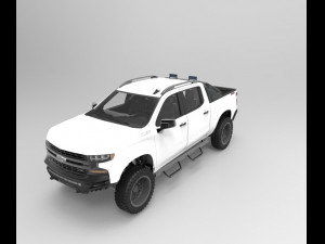 chevy z71 2018 offroad Modelo 3D