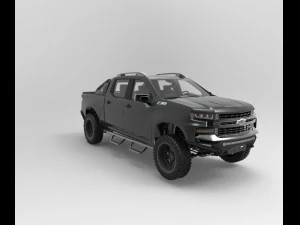 chevy z71 2018 offroad 3D Model