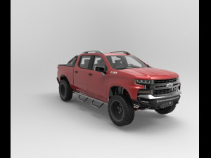 chevy z71 2018 offroad Modelo 3D