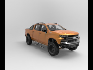 chevy z71 2018 offroad Modelo 3D