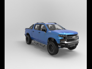 chevy z71 2018 offroad Modelo 3D