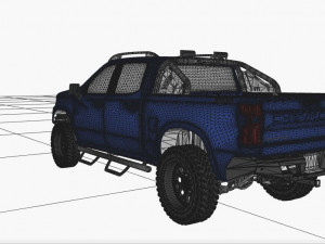chevy z71 2018 offroad Modelo 3D
