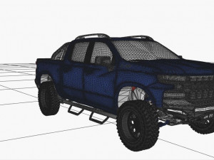 chevy z71 2018 offroad Modelo 3D