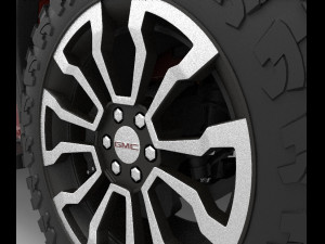 gmc sierra at4 2019 3Dモデル