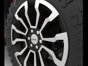 gmc sierra at4 2019 3Dモデル