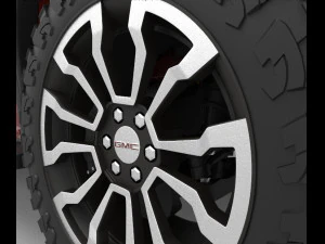 gmc sierra at4 2019 3D Model