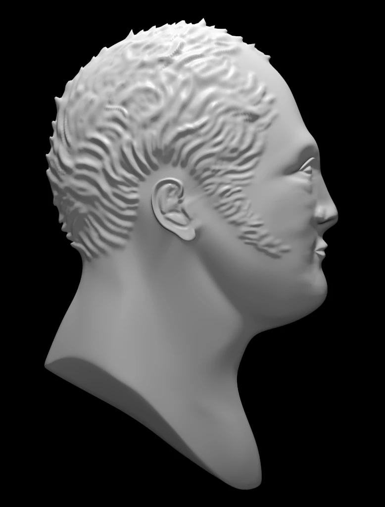 alexander the first printable 3D Print Model .c4d .max .obj .3ds .fbx .stl .blend 