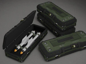 ammo box scifi 3D Model