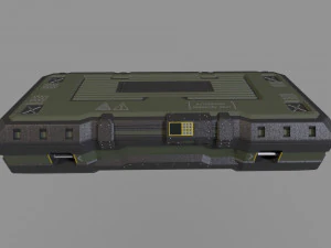 ammo box scifi 3D Model
