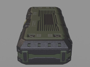 ammo box scifi Model 3D