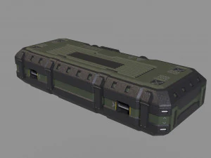 ammo box scifi 3D Model