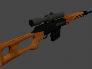 dragunov svd 3D मॉडल