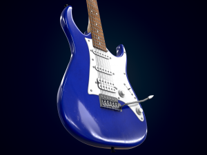 electric guitar homage heg-340 3D Model