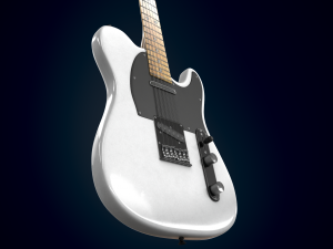 electric guitar homage heg-350 3D Model