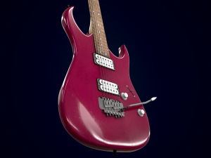 electric guitar homage heg-381 3D Model