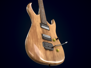 electric guitar homage heg-382 3D Model