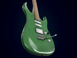  electric guitar homage heg-460 3D Model