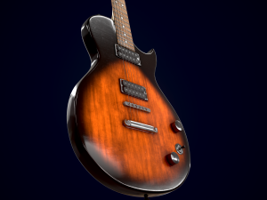  electric guitar homage heg-500 3D Model