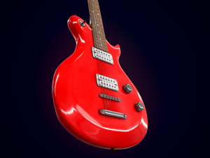 electric guitar homage heg-621 3D Model