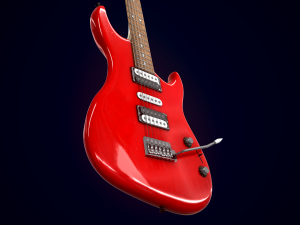 electric guitar homage heg-630 3D Model