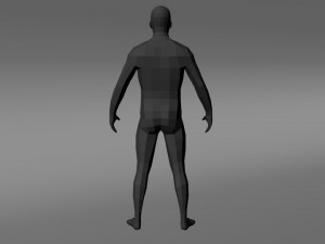 man low poly 3D मॉडल