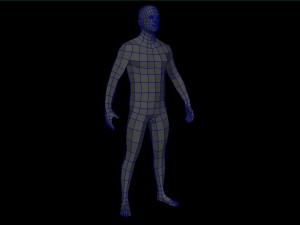 man low poly 3D मॉडल