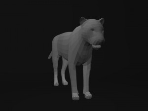big cat 3D मॉडल