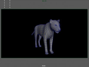 big cat 3D मॉडल