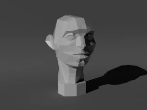 голова асаро 3D Модель