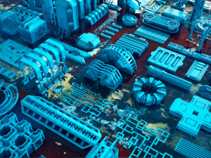 extreme sci-fi kit bash set Modelo 3D
