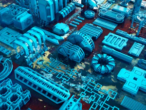extreme sci-fi kit bash set 3D Model
