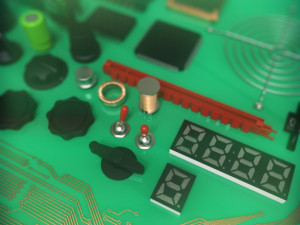 electrical and electronic components - kitbash set 62 pieces 3D मॉडल