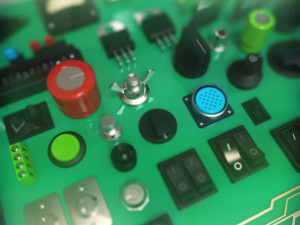 electrical and electronic components - kitbash set 62 pieces 3D मॉडल