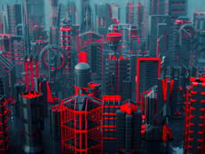 sci fi mechanisms kitbash set - 100 pieces Model 3D
