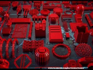 ultimate kitbash set - 120 pieces 3D 模型