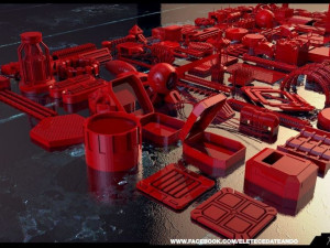 ultimate kitbash set - 120 pieces 3D 模型