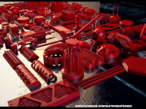 ultimate kitbash set - 120 pieces 3D 模型