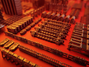 sci fi array - 100 100 pieces kitbash set 3D Model
