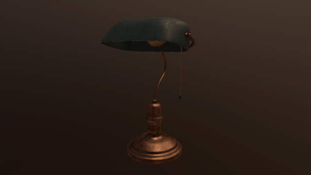 library lamp 3D-Modell .c4d .max .obj .3ds .fbx .stl .blend 