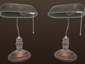 library lamp 3D-Modell