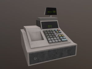 cash register Model 3D
