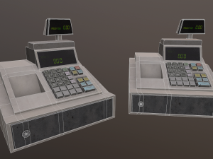cash register Model 3D