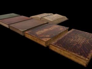 books 3D Model