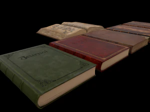 books 3D Model