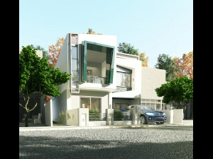mv-i modern house 3D Model