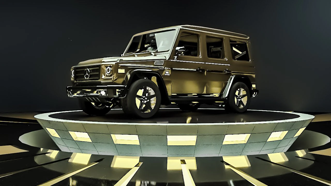 mercedes g-class 3D Model .c4d .max .obj .3ds .fbx .stl .blend 