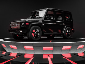 mercedes g-class black 3D Model