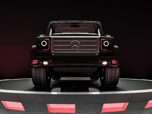 mercedes g-class black 3D मॉडल